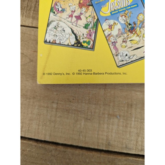 Vtg 1992 Denny's Hanna-Barbera Presents The Jetsons Space Travel Fun Book No. 4 - Picture 9 of 10